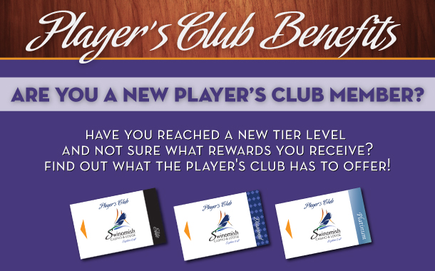 Player's Club Benefits