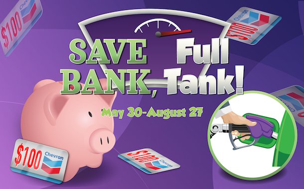 Save Bank, Full Tank!