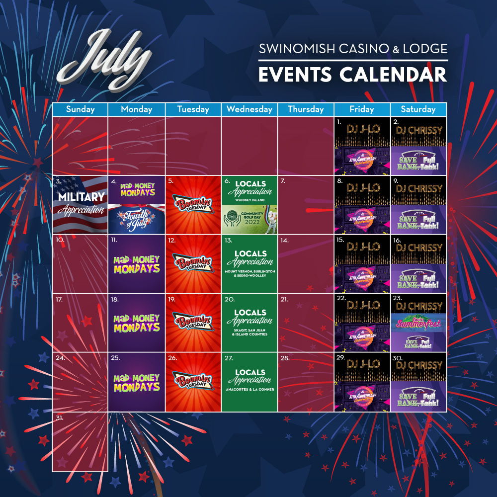 July events calendar