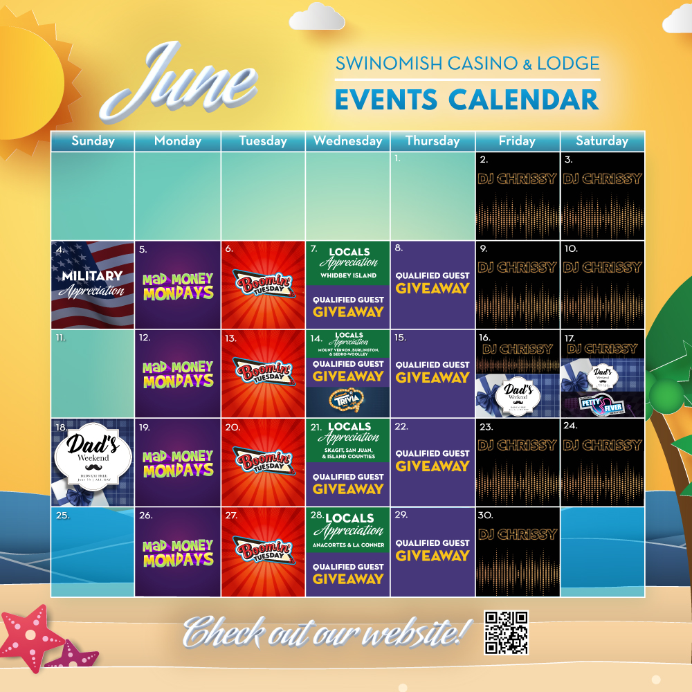 June Events Calendar