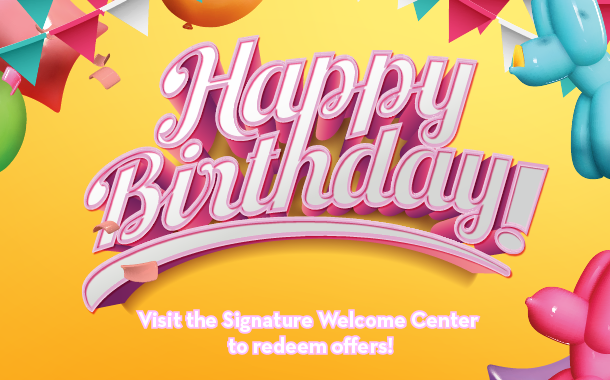 Birthday Offers