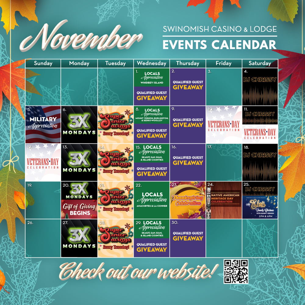 November Events Calendar