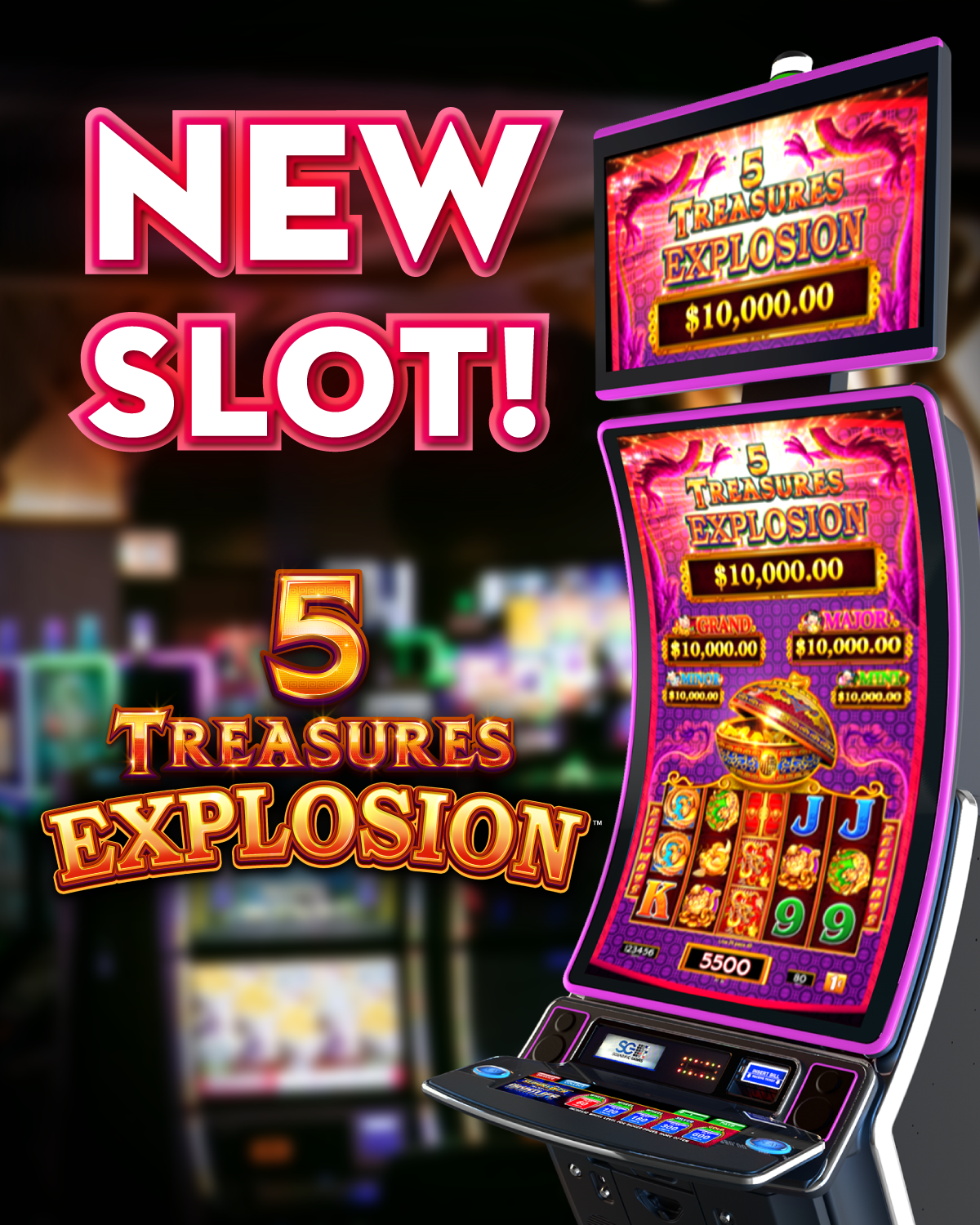 5 Treasures Explosion