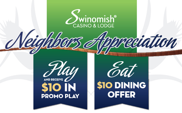 Neighbors Appreciation: $10 Dining, virtual game