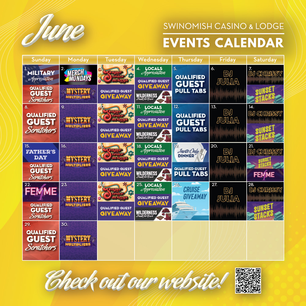 June Events Calendar