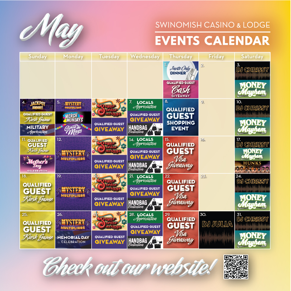 May Events Calendar