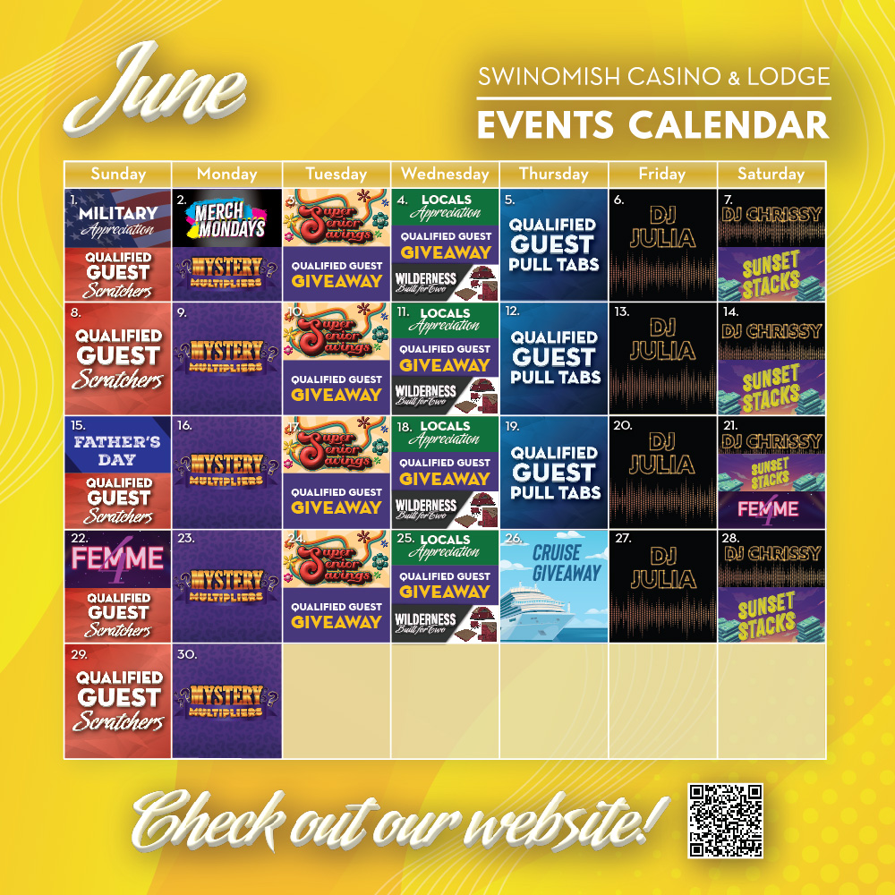 June Events Calendar